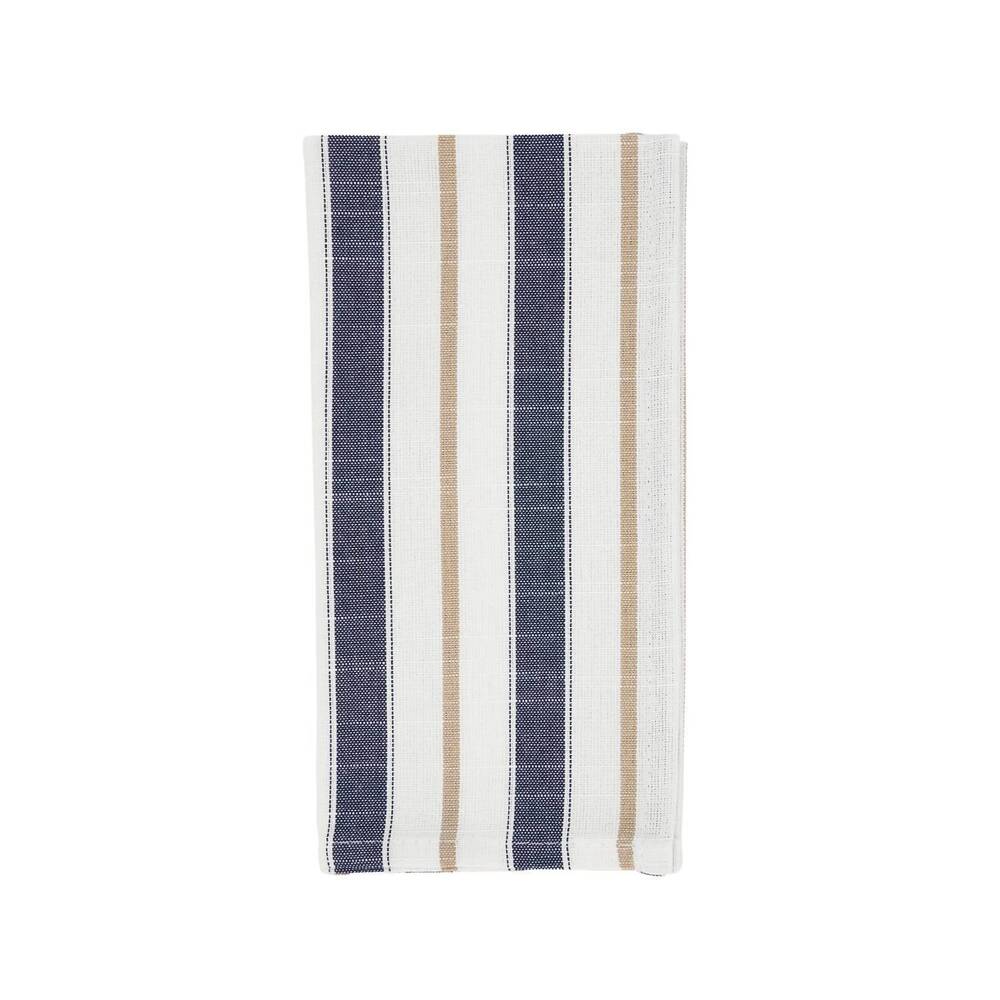 NEW SARO LIFESTYLE modern striped napkins 20"x20" - set of 4 in multi